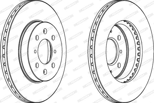 Ferodo DDF871 - Kočioni disk www.molydon.hr