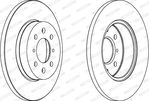 Ferodo DDF872 - Kočioni disk www.molydon.hr