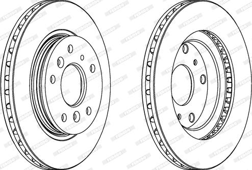 Ferodo DDF395 - Kočioni disk www.molydon.hr