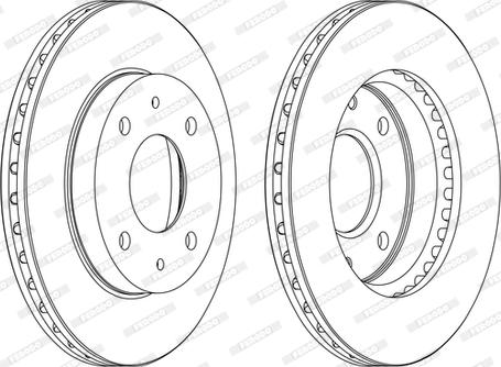 Ferodo DDF390C-D - Kočioni disk www.molydon.hr