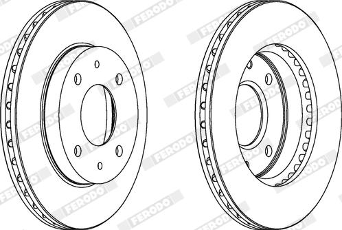 Ferodo DDF390X - Kočioni disk www.molydon.hr