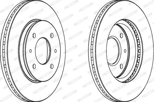 Ferodo DDF391 - Kočioni disk www.molydon.hr