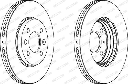 Ferodo DDF398 - Kočioni disk www.molydon.hr