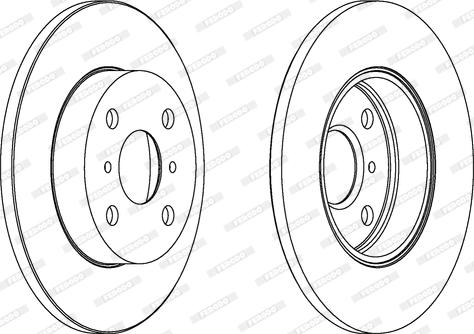 Ferodo DDF346 - Kočioni disk www.molydon.hr