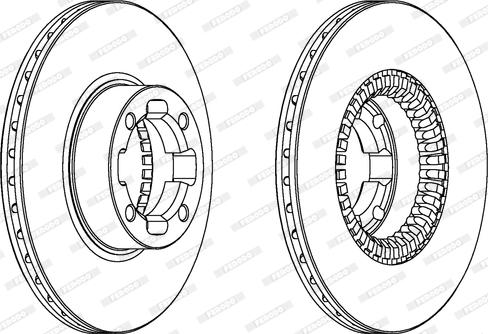 Ferodo DDF341 - Kočioni disk www.molydon.hr