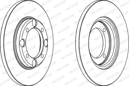 Ferodo DDF343 - Kočioni disk www.molydon.hr