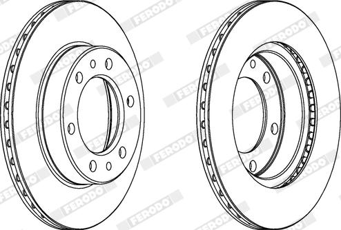 Ferodo DDF347X - Kočioni disk www.molydon.hr