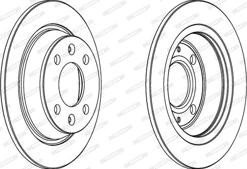 Ferodo DDF355 - Kočioni disk www.molydon.hr