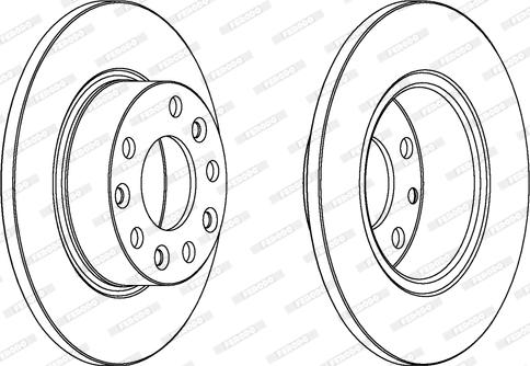 Ferodo DDF353 - Kočioni disk www.molydon.hr