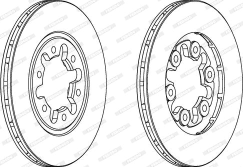 Ferodo DDF357 - Kočioni disk www.molydon.hr