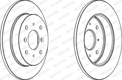 Ferodo DDF360 - Kočioni disk www.molydon.hr