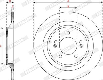 Ferodo DDF3099C - Kočioni disk www.molydon.hr