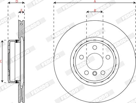 Ferodo DDF3049VC-1 - Kočioni disk www.molydon.hr