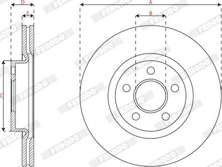 Ferodo DDF3064C - Kočioni disk www.molydon.hr