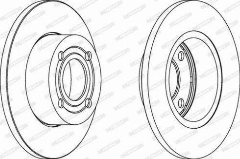 Ferodo DDF318C - Kočioni disk www.molydon.hr