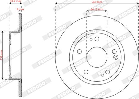 Ferodo DDF3179C - Kočioni disk www.molydon.hr