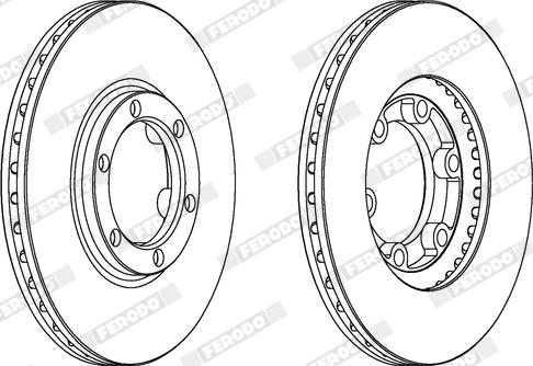 Ferodo DDF385X - Kočioni disk www.molydon.hr