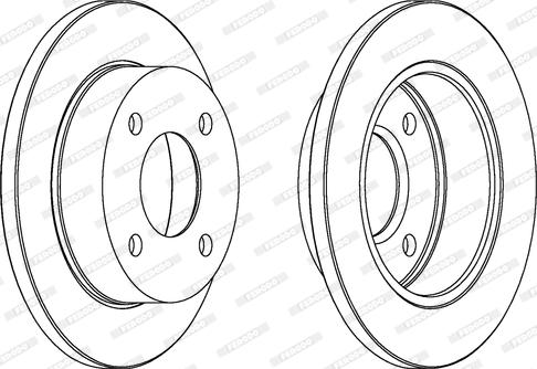 Ferodo DDF381 - Kočioni disk www.molydon.hr