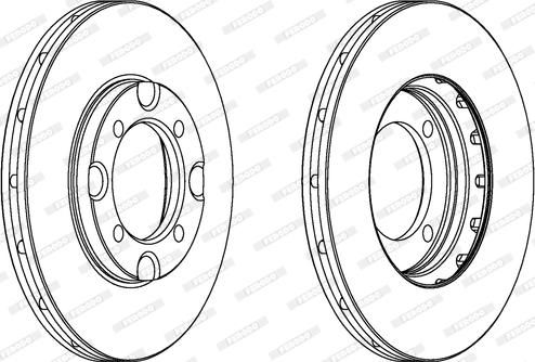 Ferodo DDF383 - Kočioni disk www.molydon.hr