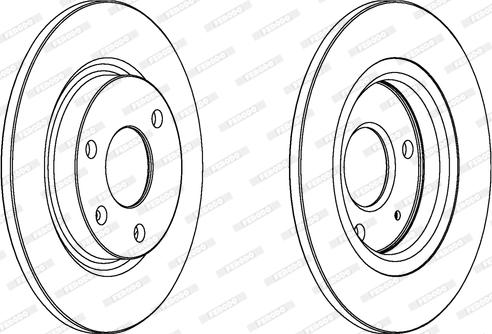 Ferodo DDF335 - Kočioni disk www.molydon.hr