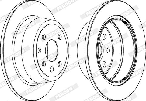 Ferodo DDF331X - Kočioni disk www.molydon.hr