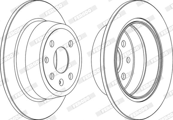 Ferodo DDF331X - Kočioni disk www.molydon.hr