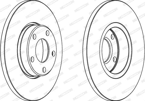 Ferodo DDF324C - Kočioni disk www.molydon.hr