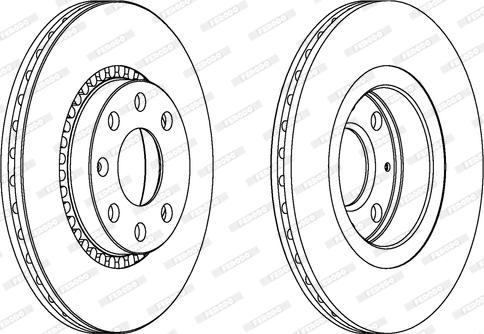 Ferodo DDF328 - Kočioni disk www.molydon.hr