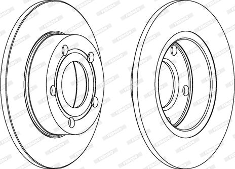 Ferodo DDF323 - Kočioni disk www.molydon.hr