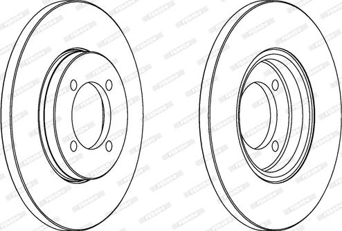 Ferodo DDF379 - Kočioni disk www.molydon.hr