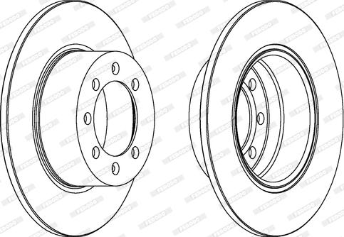 Ferodo DDF374 - Kočioni disk www.molydon.hr