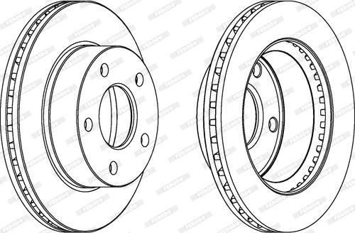 Ferodo DDF370 - Kočioni disk www.molydon.hr