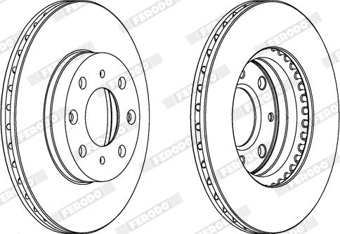 Ferodo DDF377X - Kočioni disk www.molydon.hr