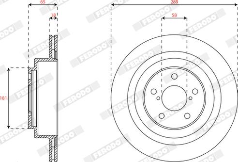 Ferodo DDF2965C - Kočioni disk www.molydon.hr