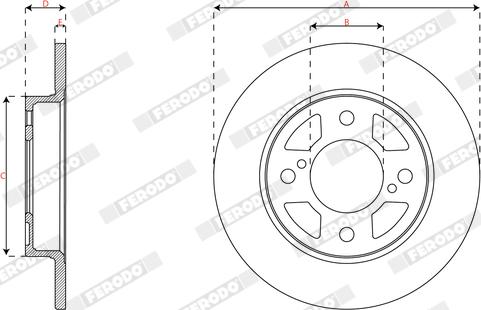 Ferodo DDF2981C - Kočioni disk www.molydon.hr