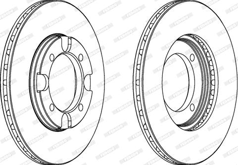 Ferodo DDF293 - Kočioni disk www.molydon.hr