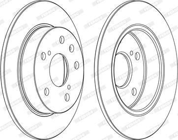 Ferodo DDF2493C - Kočioni disk www.molydon.hr