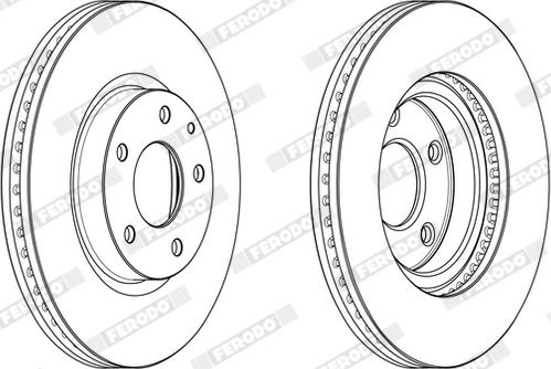 Ferodo DDF2463X - Kočioni disk www.molydon.hr