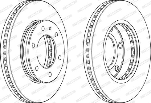 Ferodo DDF2462C-1 - Kočioni disk www.molydon.hr