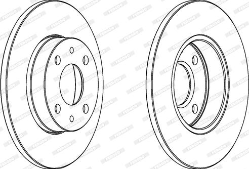 Ferodo DDF240 - Kočioni disk www.molydon.hr