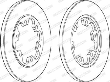 Ferodo DDF2485C - Kočioni disk www.molydon.hr