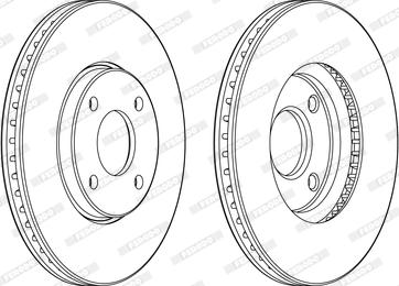 Ferodo DDF2478C - Kočioni disk www.molydon.hr