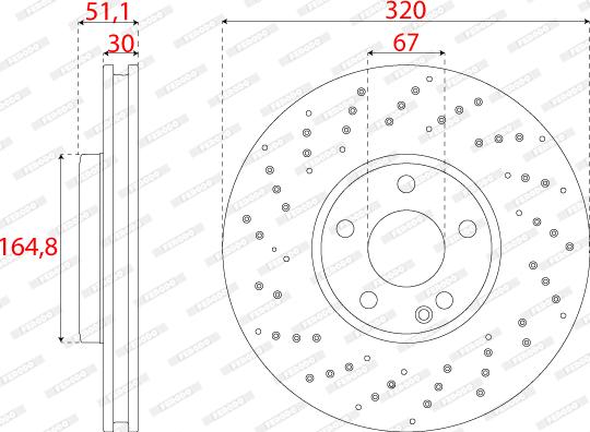 Ferodo DDF2559C - Kočioni disk www.molydon.hr