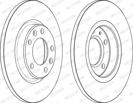 Ferodo DDF2569C - Kočioni disk www.molydon.hr