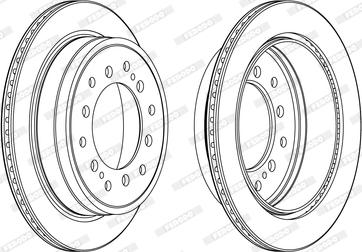 Ferodo DDF2505C - Kočioni disk www.molydon.hr