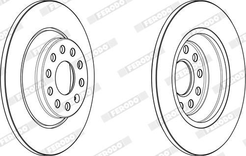 Ferodo DDF2506X - Kočioni disk www.molydon.hr