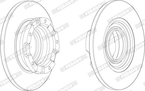 Ferodo DDF2573X - Kočioni disk www.molydon.hr