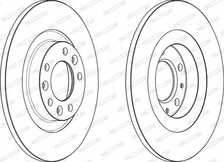 Ferodo DDF2654C - Kočioni disk www.molydon.hr