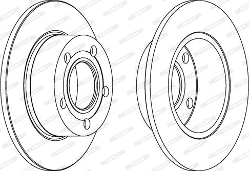 Ferodo DDF265C - Kočioni disk www.molydon.hr