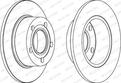 Ferodo DDF265 - Kočioni disk www.molydon.hr